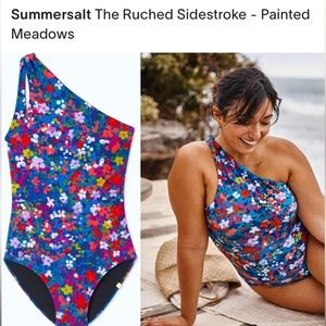 Summersalt The Ruched Sidestroke size 4